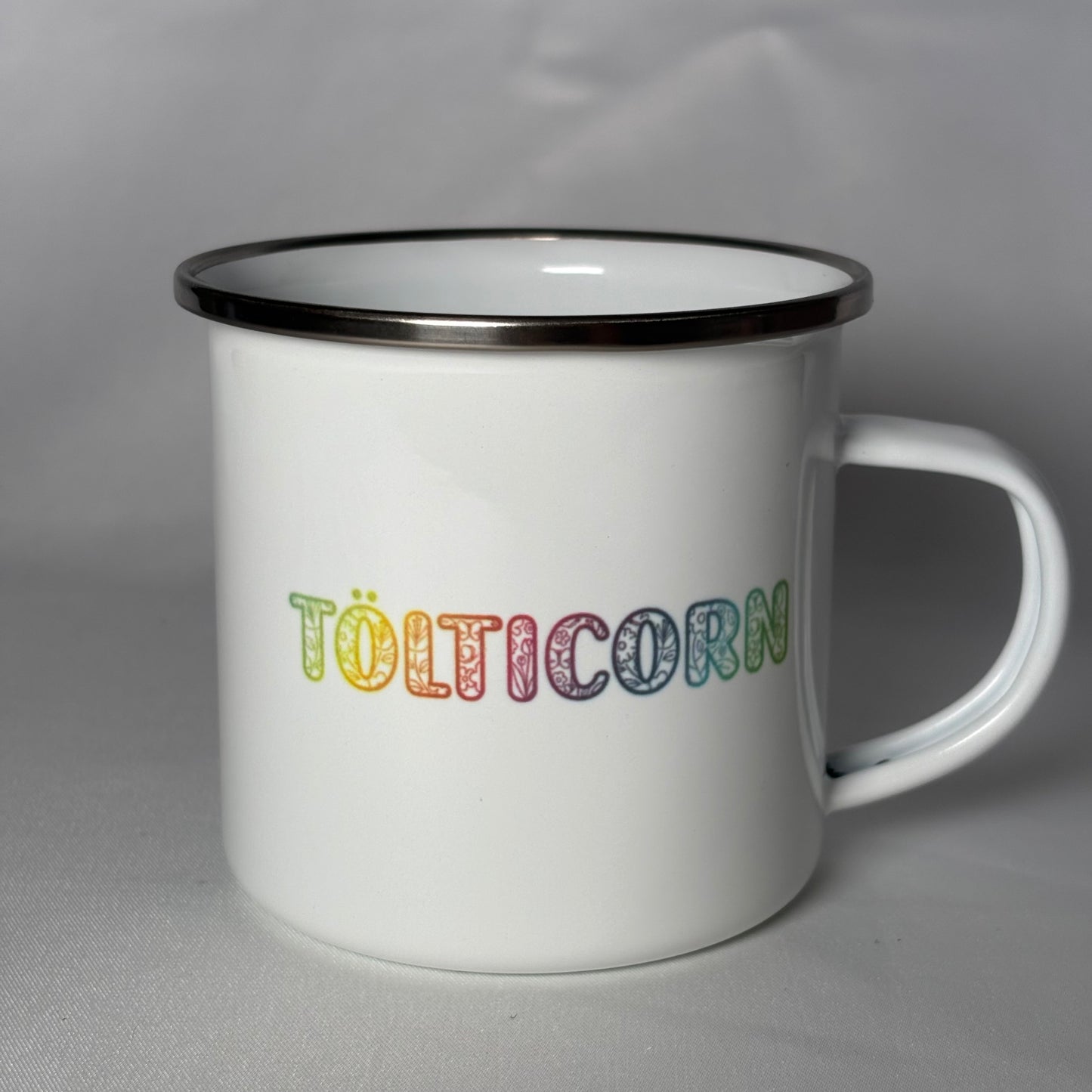 Emaille Tasse Tölticorn