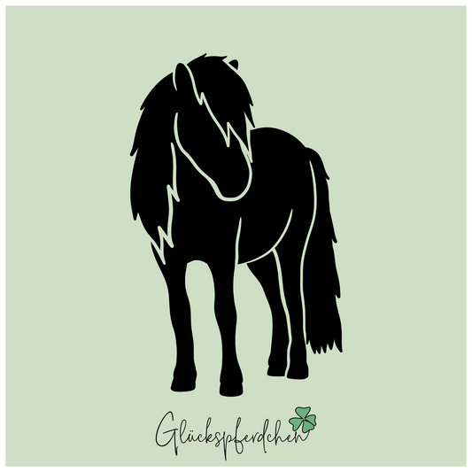 Bügelbild Shetlandpony